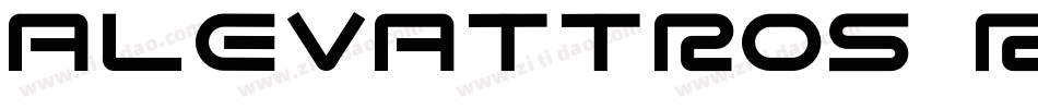 Alevattros Regular字体转换